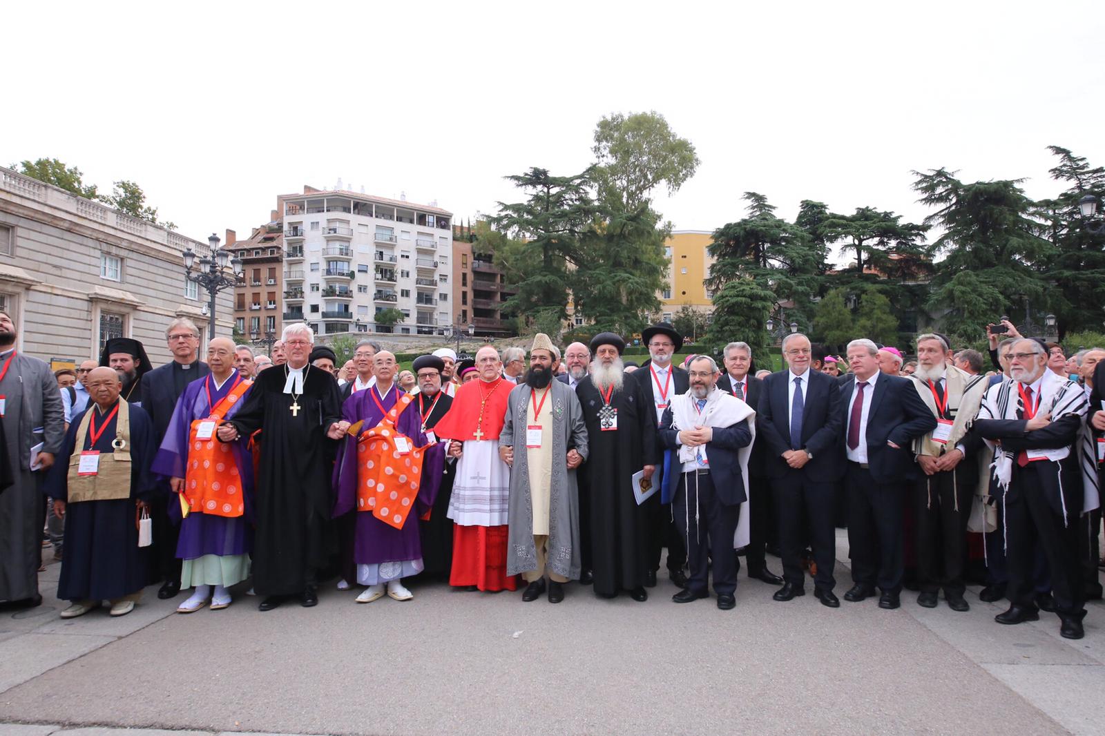 Interreligieuze samenkomst voor de vrede in Madrid