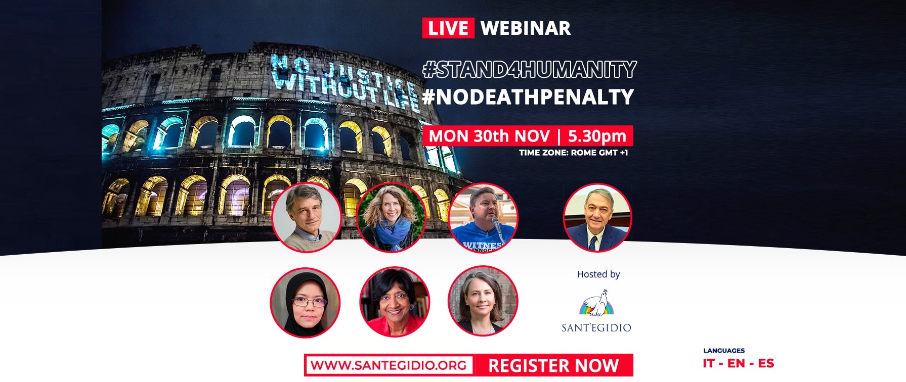 Webinar: No Death Penalty, Stand 4 Humanity