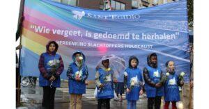 Herdenking van de holocaust in Antwerpen in september 2022