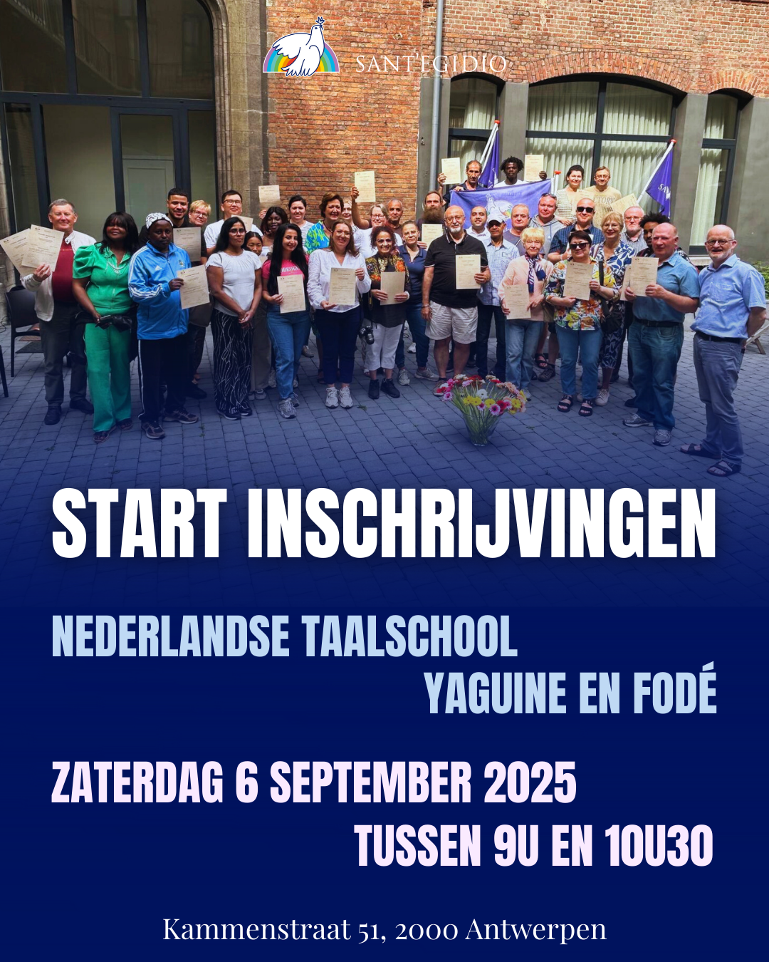 Start inschrijvingen Taalschool
