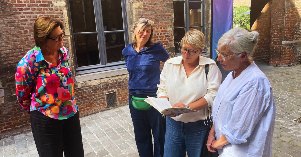 Werkbezoek Caroline Gennez Werkbezoek Caroline Gennez