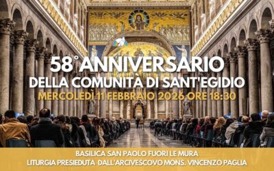 58ème anniversaire de Sant&rsquo;Egidio